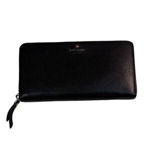 Kate Spade Black Continental Large Wallet